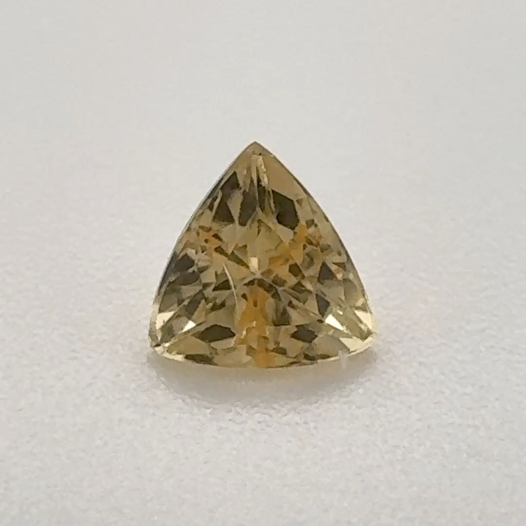 Trilliant Yellow Topaz 0.565ct loose gemstone