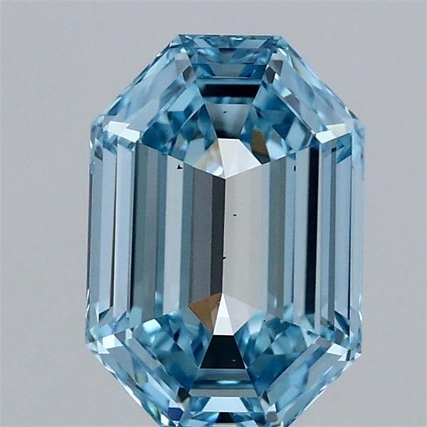 Octagonal Fancy Intense Blue Lab-grown Diamond 1.21ct VS1 loose diamond