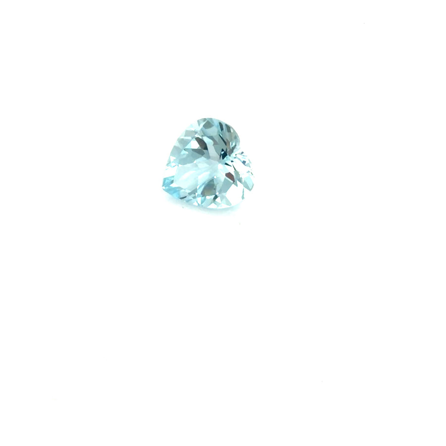Heart Blue Aquamarine 1.47ct loose gemstone