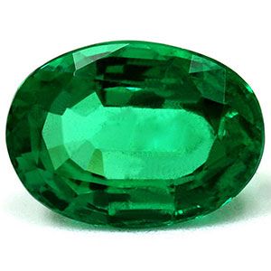 Oval Green Emerald 1.52ct loose gemstone