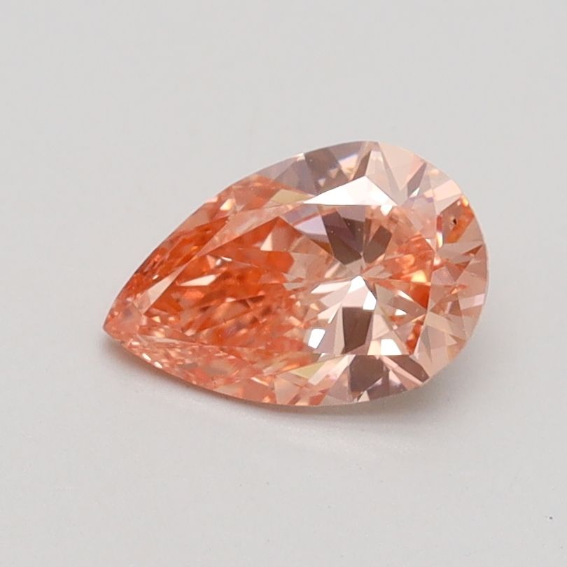 Pear Fancy Intense Pink Lab-grown Diamond 0.7ct VS1 loose diamond