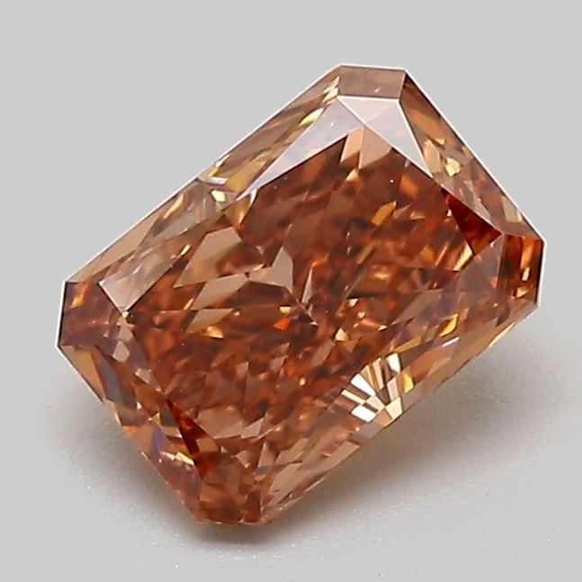 Radiant Fancy Brown Lab-grown Diamond 1.08ct VS2 loose diamond