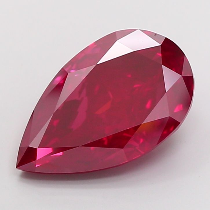 Pear Fancy Vivid Red Lab-grown Diamond 10.06ct VS1 loose diamond