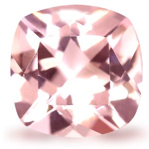 Cushion Pink Morganite 1.51ct loose gemstone