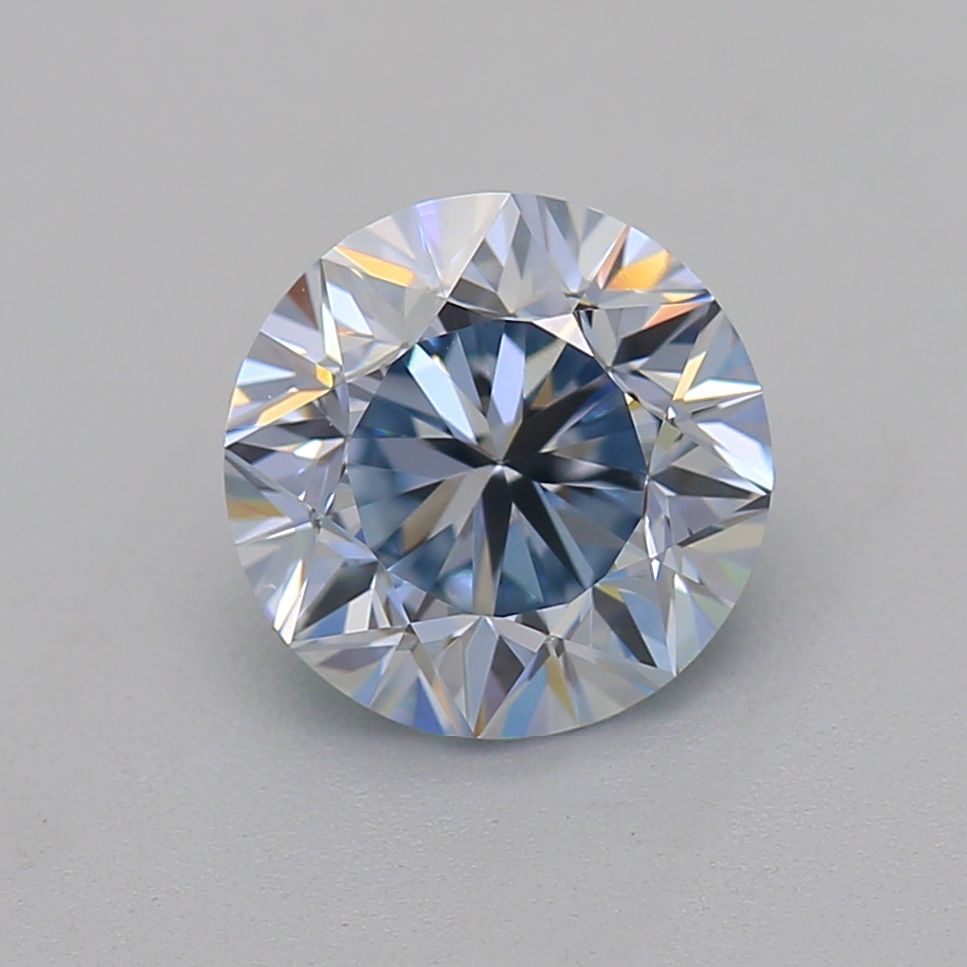 Round Fancy Blue Natural Diamond 1ct VVS1 loose diamond