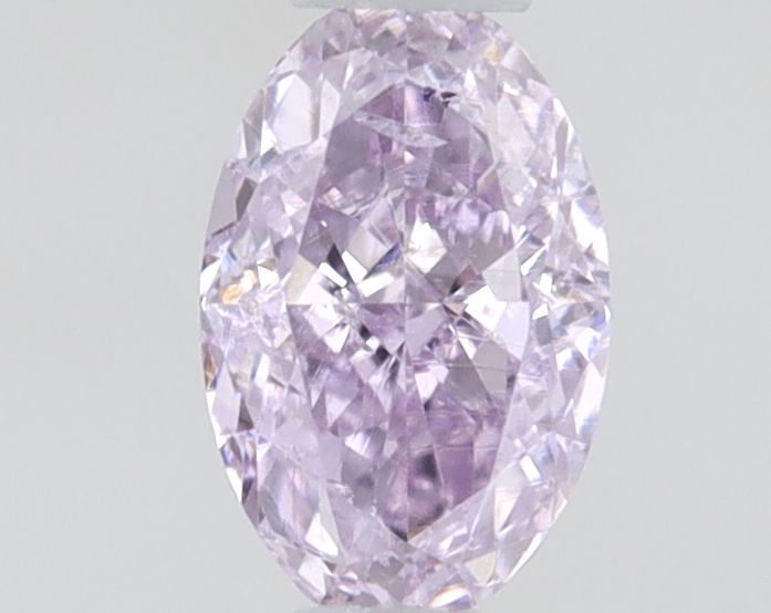 Oval Fancy Purple Pink Natural Diamond 0.14ct loose diamond