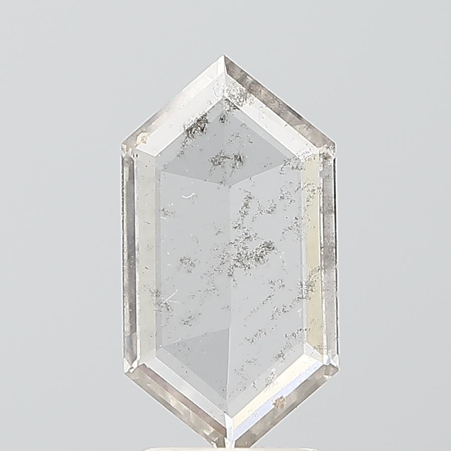 Hexagonal Salt And Pepper Lab-grown Diamond 0.93ct I1 loose diamond