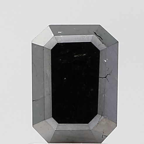 Emerald Black Natural Diamond 1.45ct VS1 loose diamond