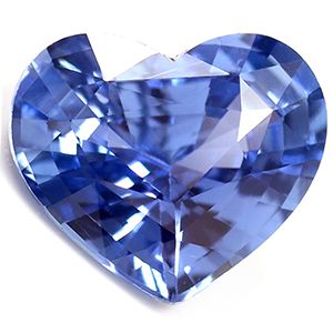 Heart Blue Sapphire 3.05ct loose gemstone