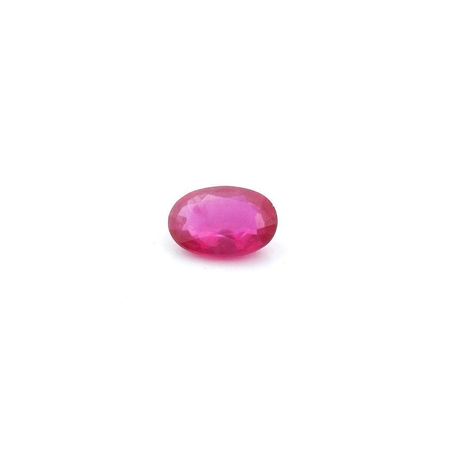 Oval Red Ruby 0.55ct loose gemstone