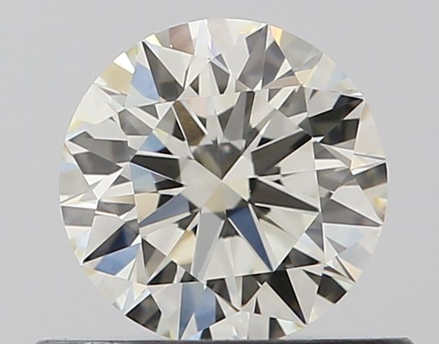 Round Natural Diamond 0.61ct J VVS1