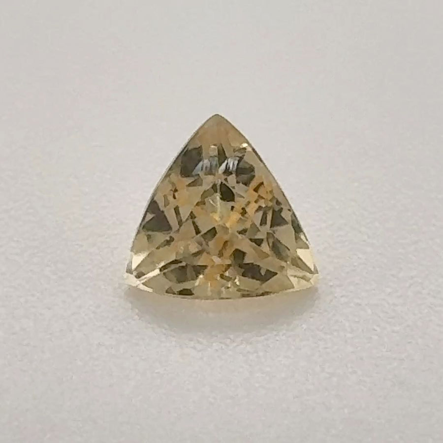 Trilliant Yellow Topaz 0.545ct loose gemstone