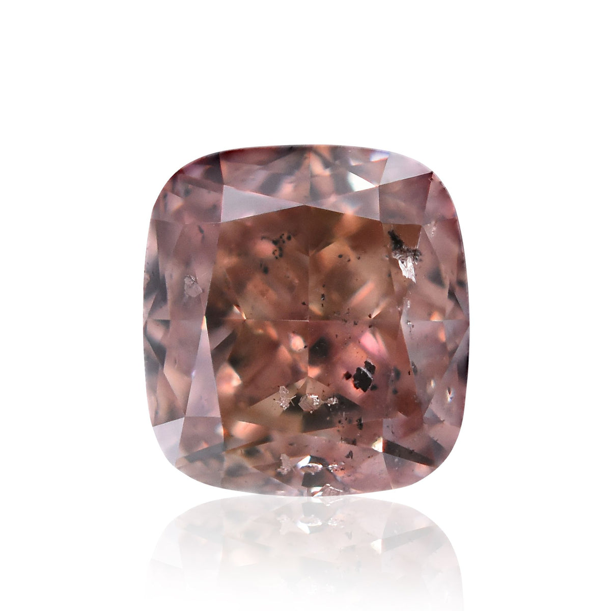 Cushion Fancy Brownish Pink Natural Diamond 0.51ct I1 loose diamond