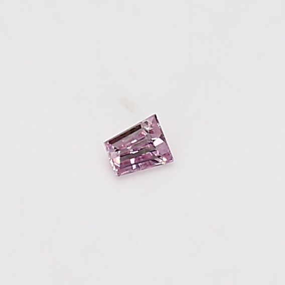 Tapered Baguette Fancy Purplish Pink Natural Diamond 0.04ct loose diamond