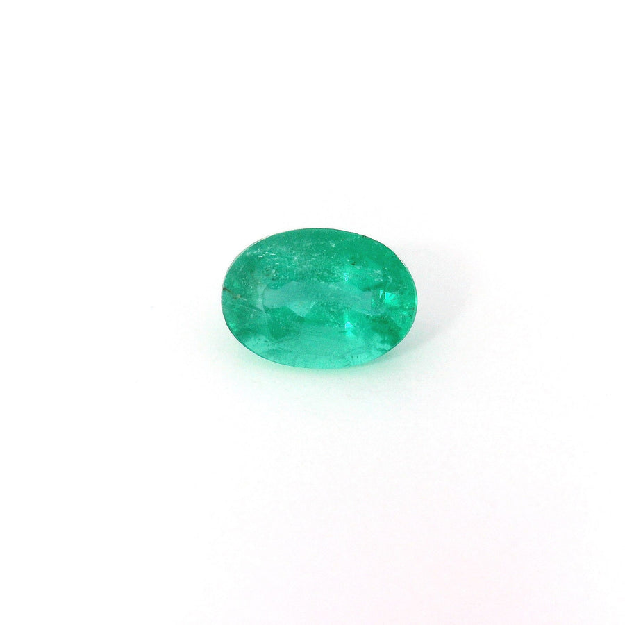 Oval Green Emerald 1.09ct loose gemstone