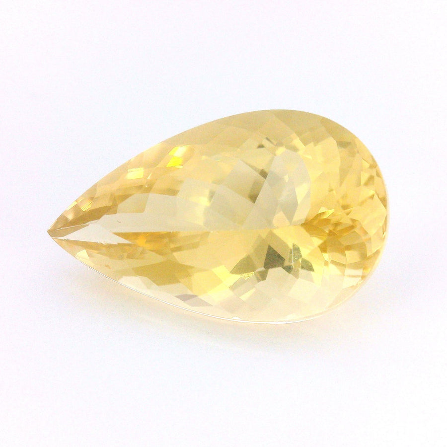 Pear Yellow Heliodor 8.89ct loose gemstone