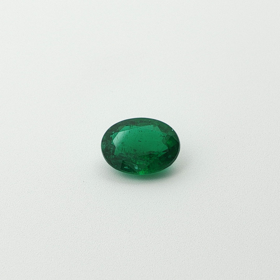 Oval Green Emerald 1.67ct loose gemstone