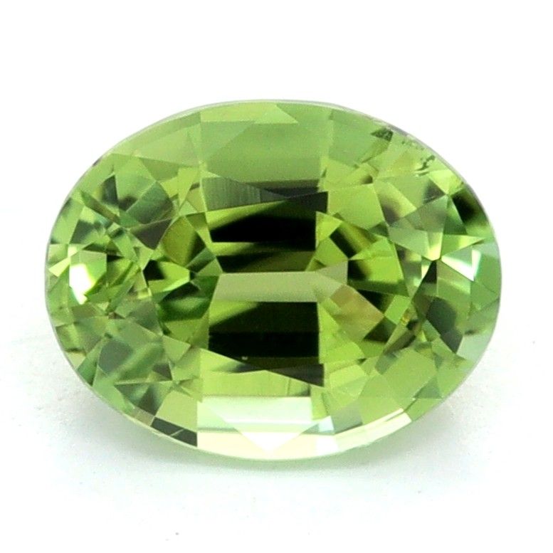 Oval Green Tourmaline 0.77ct loose gemstone