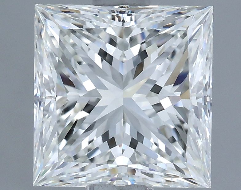 Princess Natural Diamond 1.90ct H VVS2