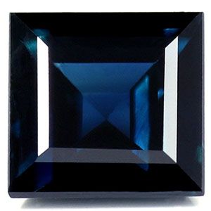 Square Blue Sapphire 1.91ct loose gemstone