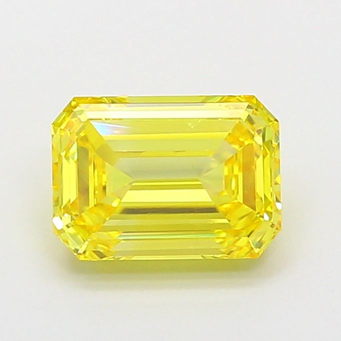 Emerald Fancy Vivid Yellow Lab-grown Diamond 1.51ct VVS2 loose diamond