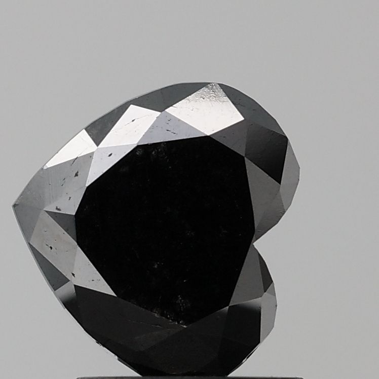 Heart Black Natural Diamond 1.27ct VS2 loose diamond