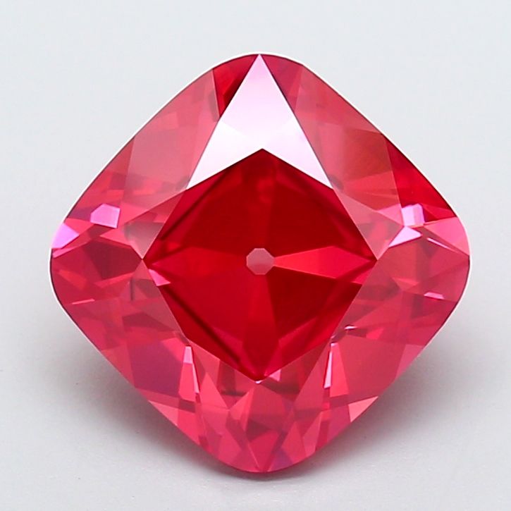 Cushion Fancy Vivid Red Lab-grown Diamond 6.01ct SI1 loose diamond