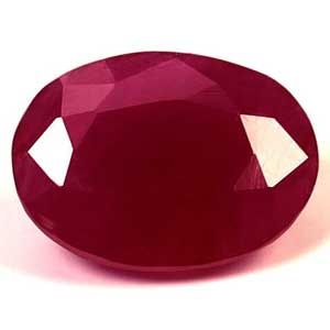 Oval Red Ruby 1.07ct loose gemstone