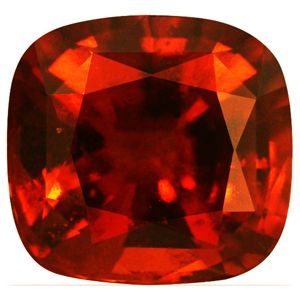 Cushion Orange Garnet 8.33ct loose gemstone
