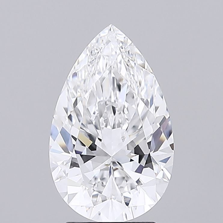 Pear Lab-Grown Diamond 2.61ct D VVS1