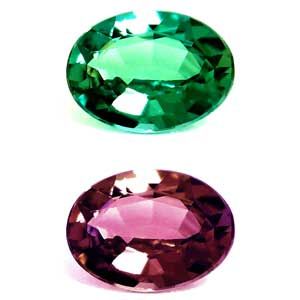 Oval Green Alexandrite 0.12ct loose gemstone