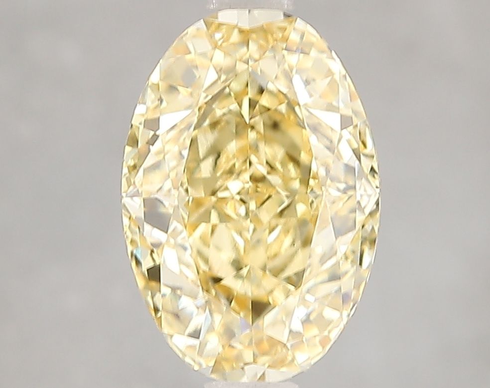Oval Fancy Intense Yellow Lab-grown Diamond 3.02ct VS2 loose diamond