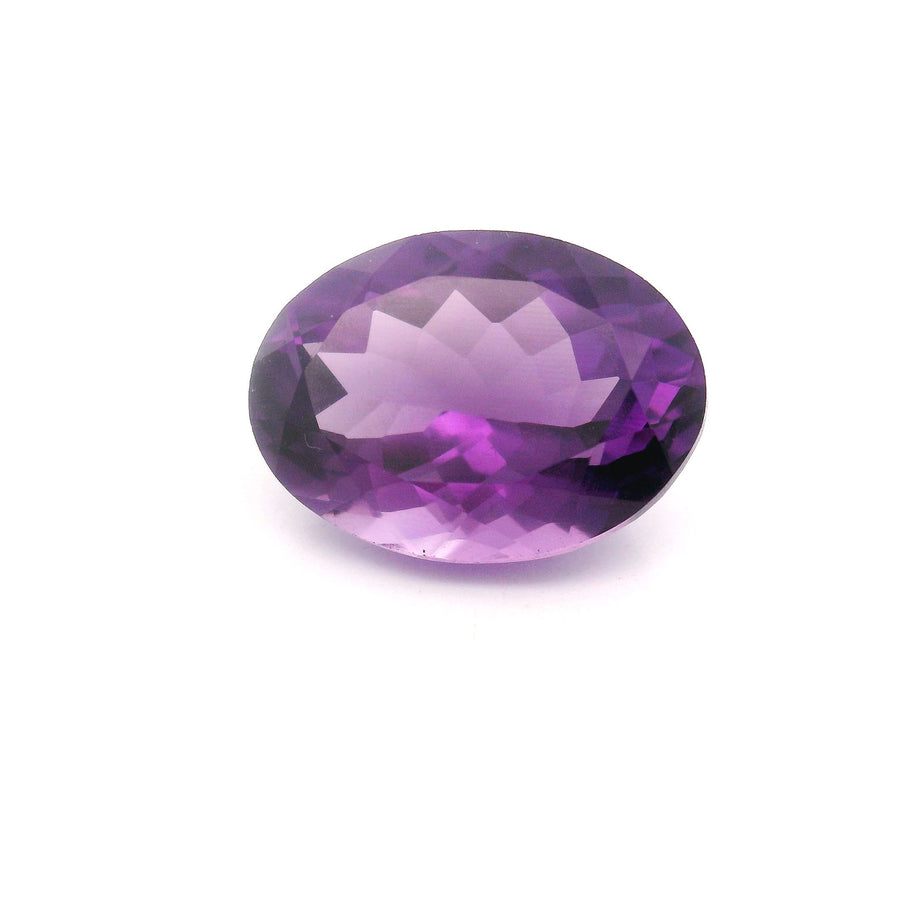 Oval Purple Amethyst 6ct loose gemstone