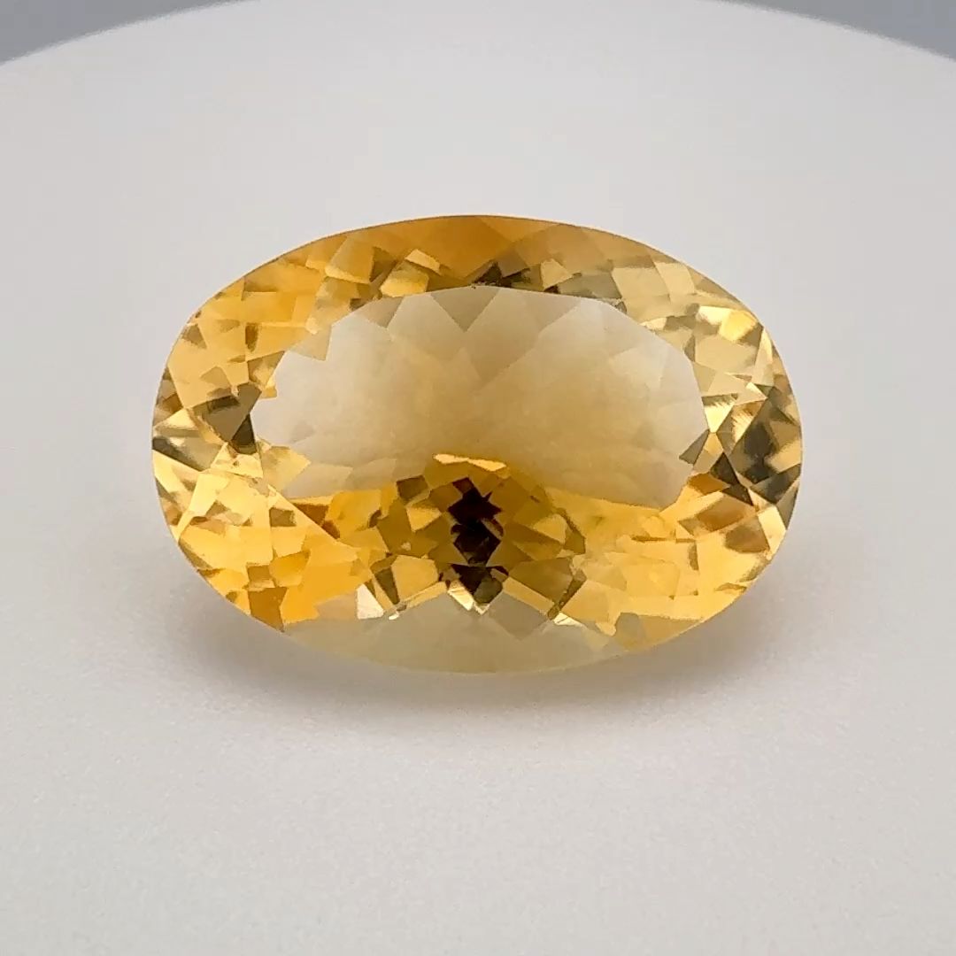 Oval Orange Citrine 12.02ct loose gemstone