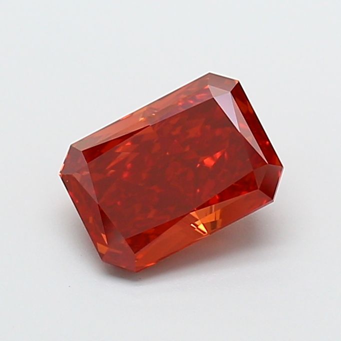 Radiant Fancy Vivid Red Lab-grown Diamond 2.17ct VVS2 loose diamond