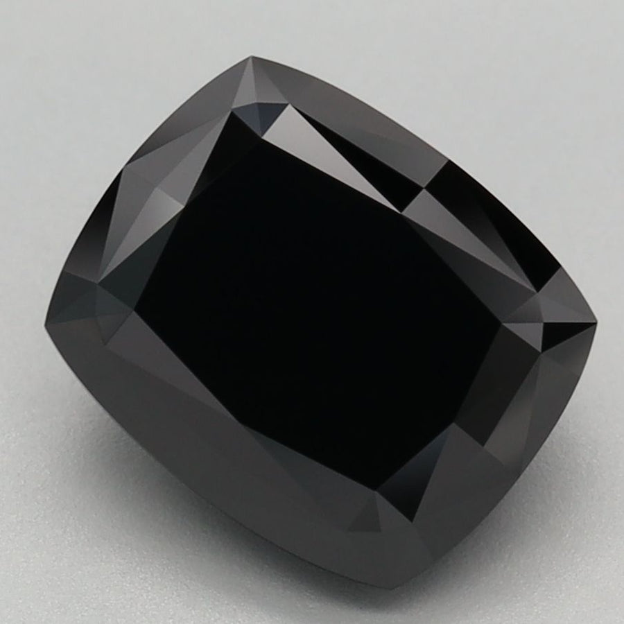 Cushion Fancy Black Lab-grown Diamond 2.81ct loose diamond