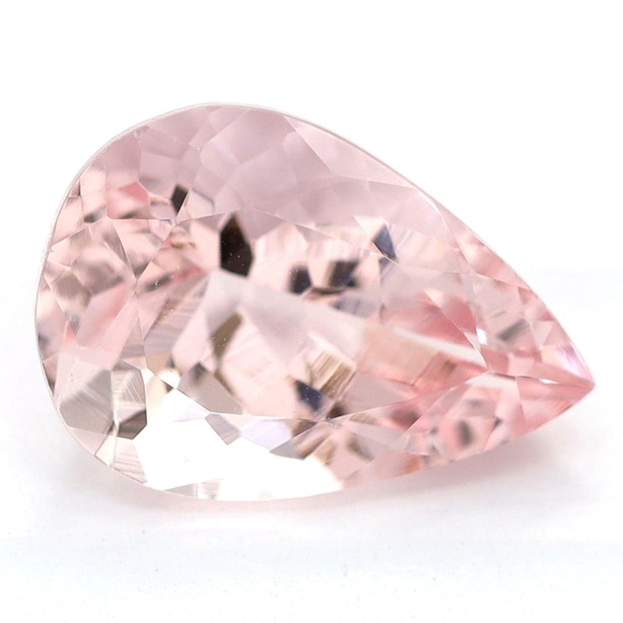 Pear Pink Morganite 1.8ct loose gemstone