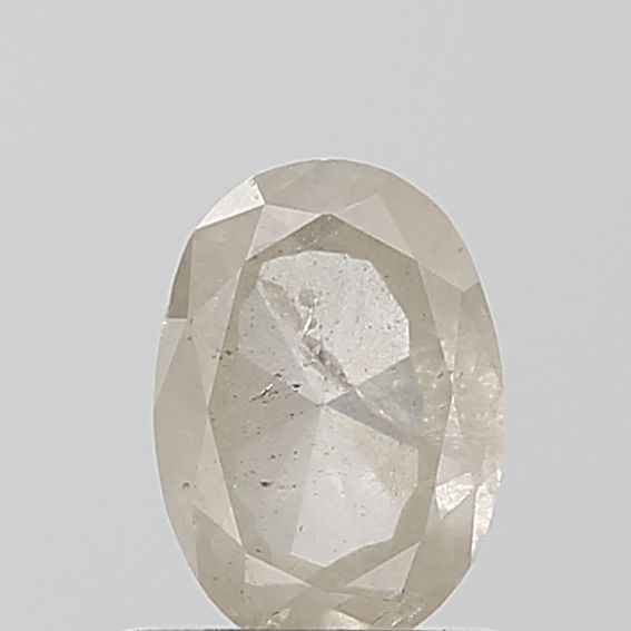 Oval Salt And Pepper Natural Diamond 0.66ct VS1 loose diamond