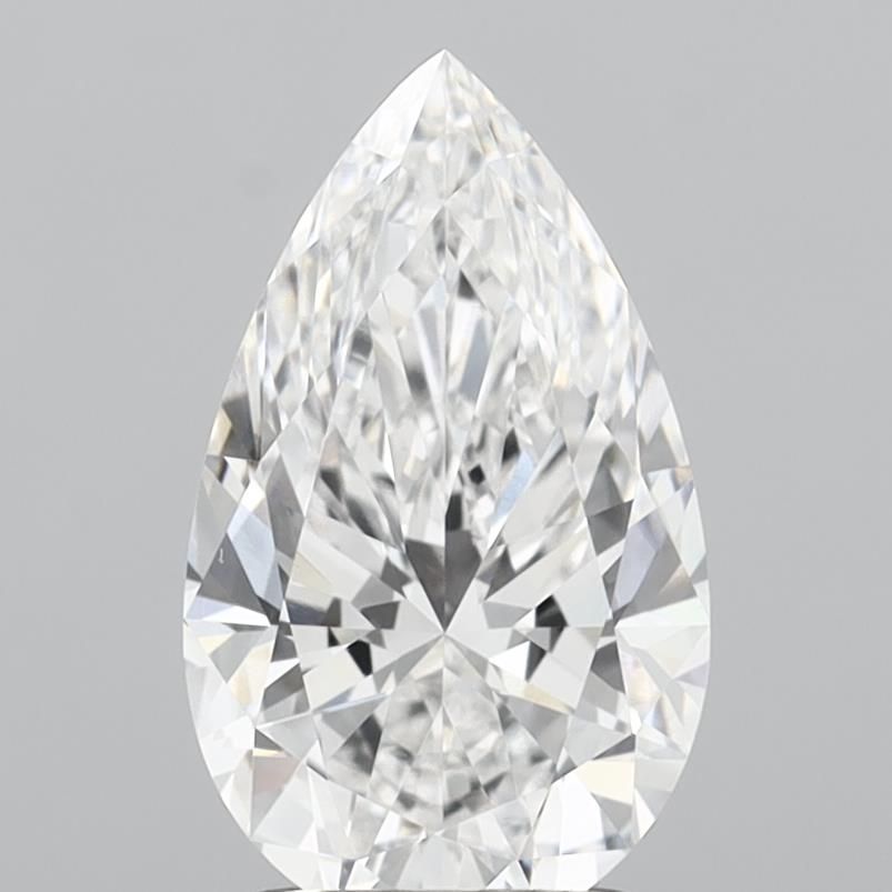 Pear Lab-Grown Diamond 2.02ct E VVS1