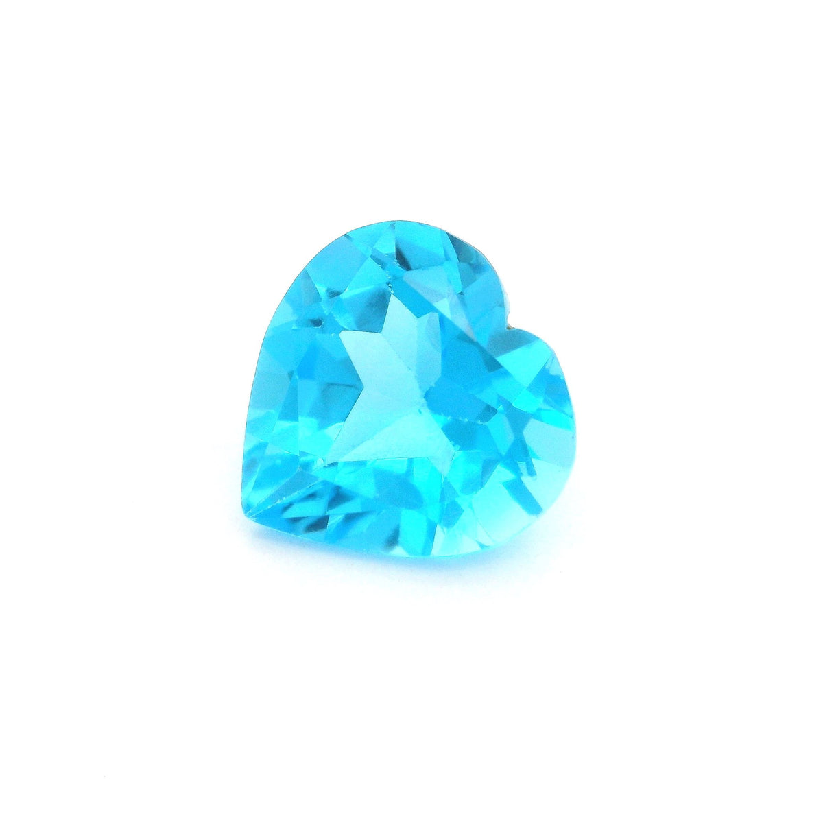 Heart Blue Topaz 6.62ct loose gemstone