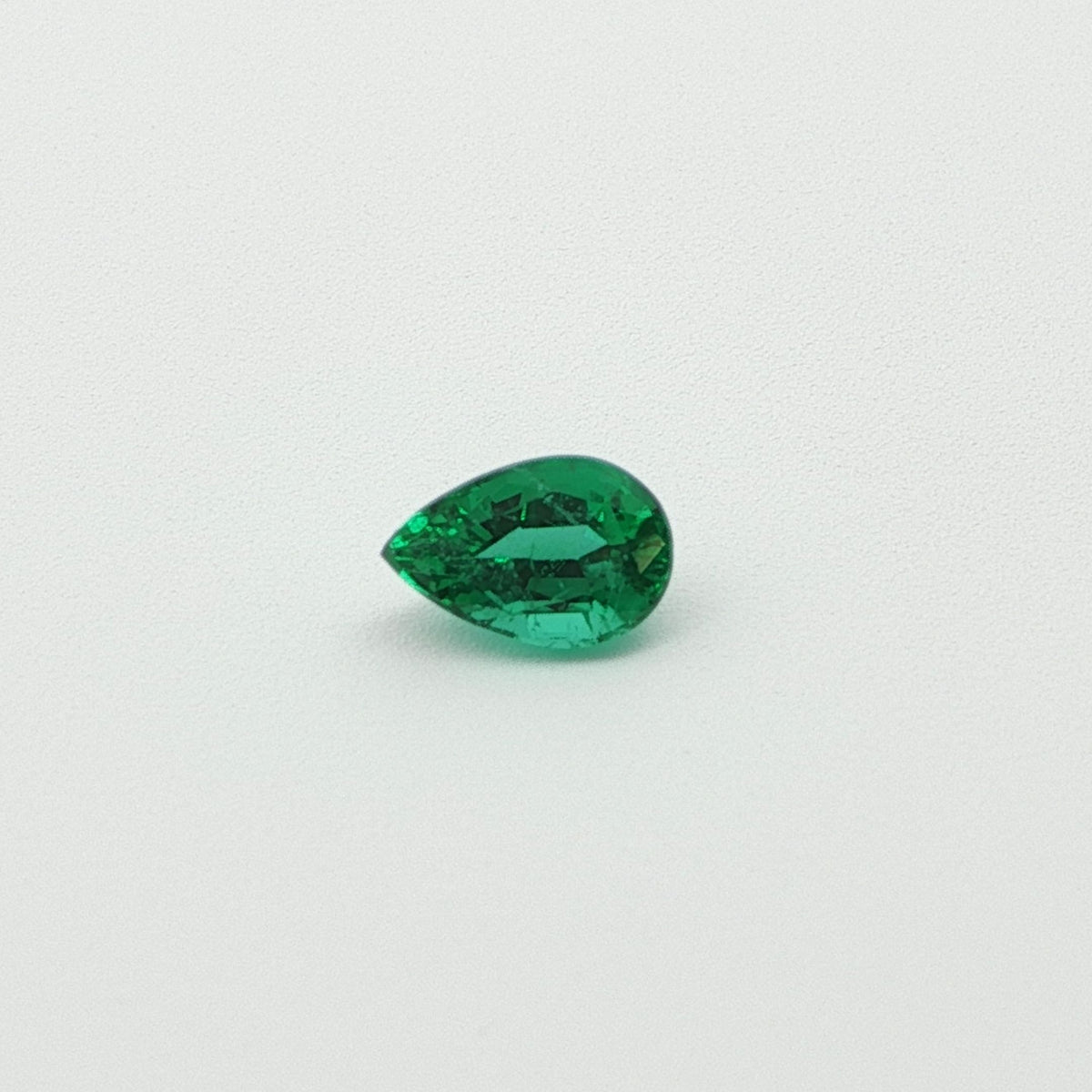 Pear Green Emerald 0.42ct loose gemstone