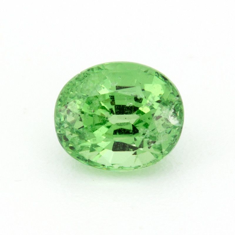 Oval Green Garnet 1.18ct loose gemstone