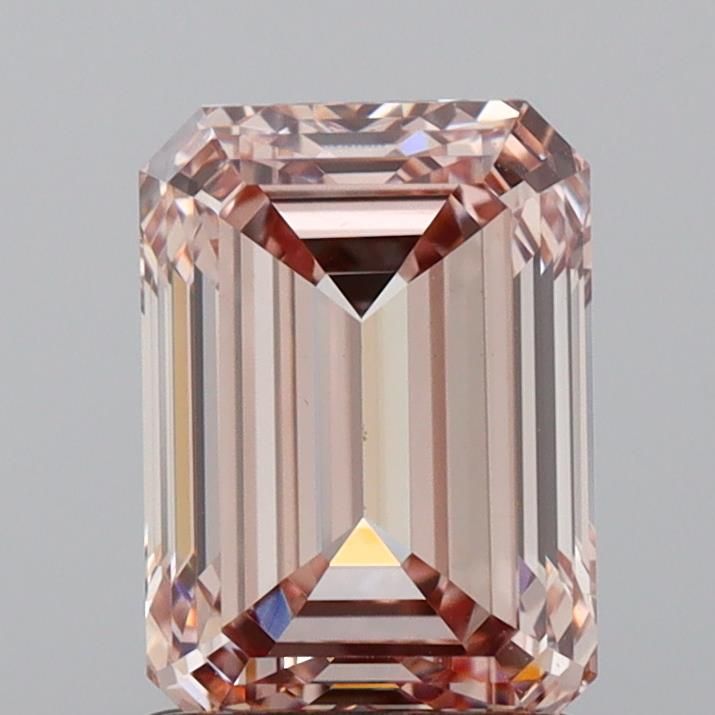 Emerald Fancy Light Pinkish Brown Lab-grown Diamond 1.57ct VS1 loose diamond