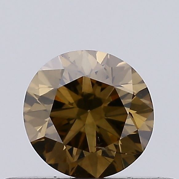 Round Fancy Brown Natural Diamond 0.27ct SI2 loose diamond