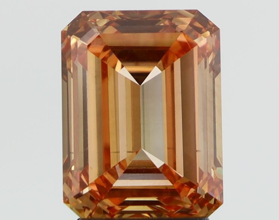 Emerald Fancy Brown Lab-grown Diamond 3.1ct VVS2 loose diamond