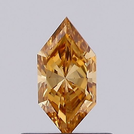 Hexagonal Fancy Brown Lab-grown Diamond 0.37ct VS1 loose diamond