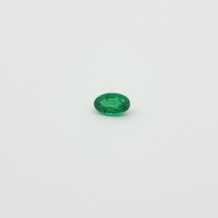 Oval Green Emerald 0.24ct loose gemstone