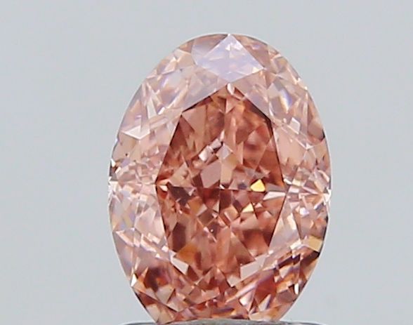 Oval Fancy Pinkish Brown Lab-grown Diamond 1.18ct VS2 loose diamond