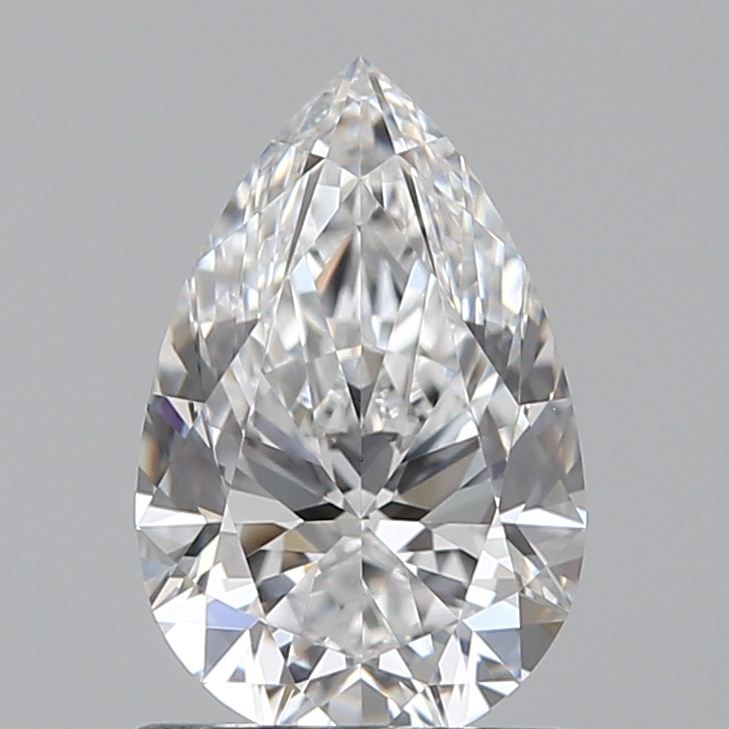 Pear Natural Diamond 0.91ct D VS1
