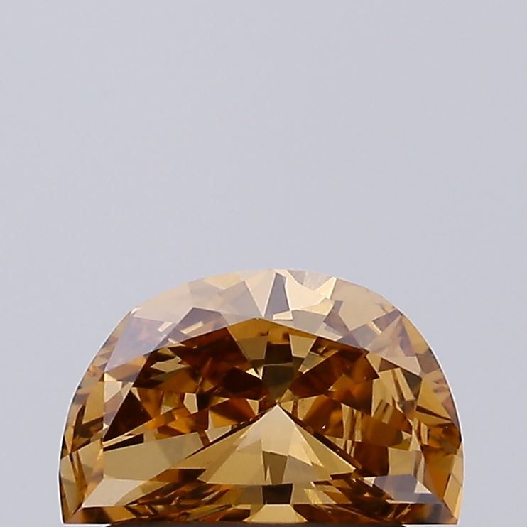 Half Moon Fancy Brown Lab-grown Diamond 0.72ct VS1 loose diamond